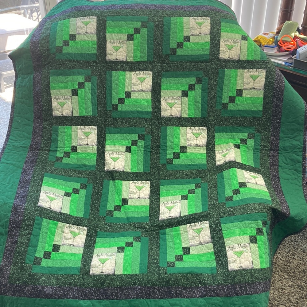 Quilt handmade apple martini